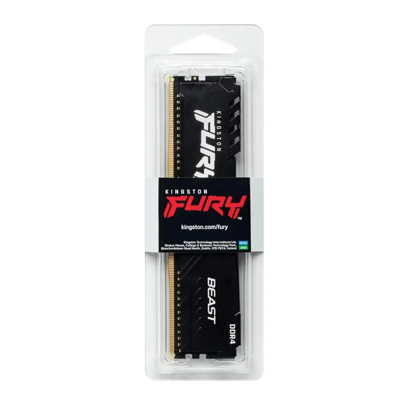 Kingston Fury Beast 8GB (8GBx1) DDR4 3200MHz Desktop RAM (Black) KF432C16BB-8 - Image 5