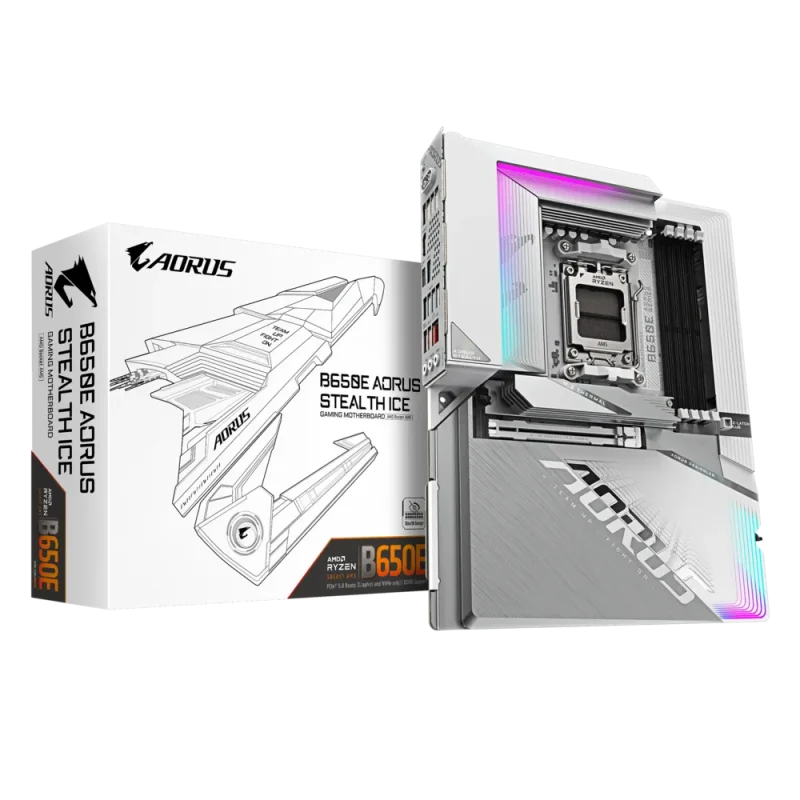 Gigabyte B650E Aorus Stealth Ice Motherboard